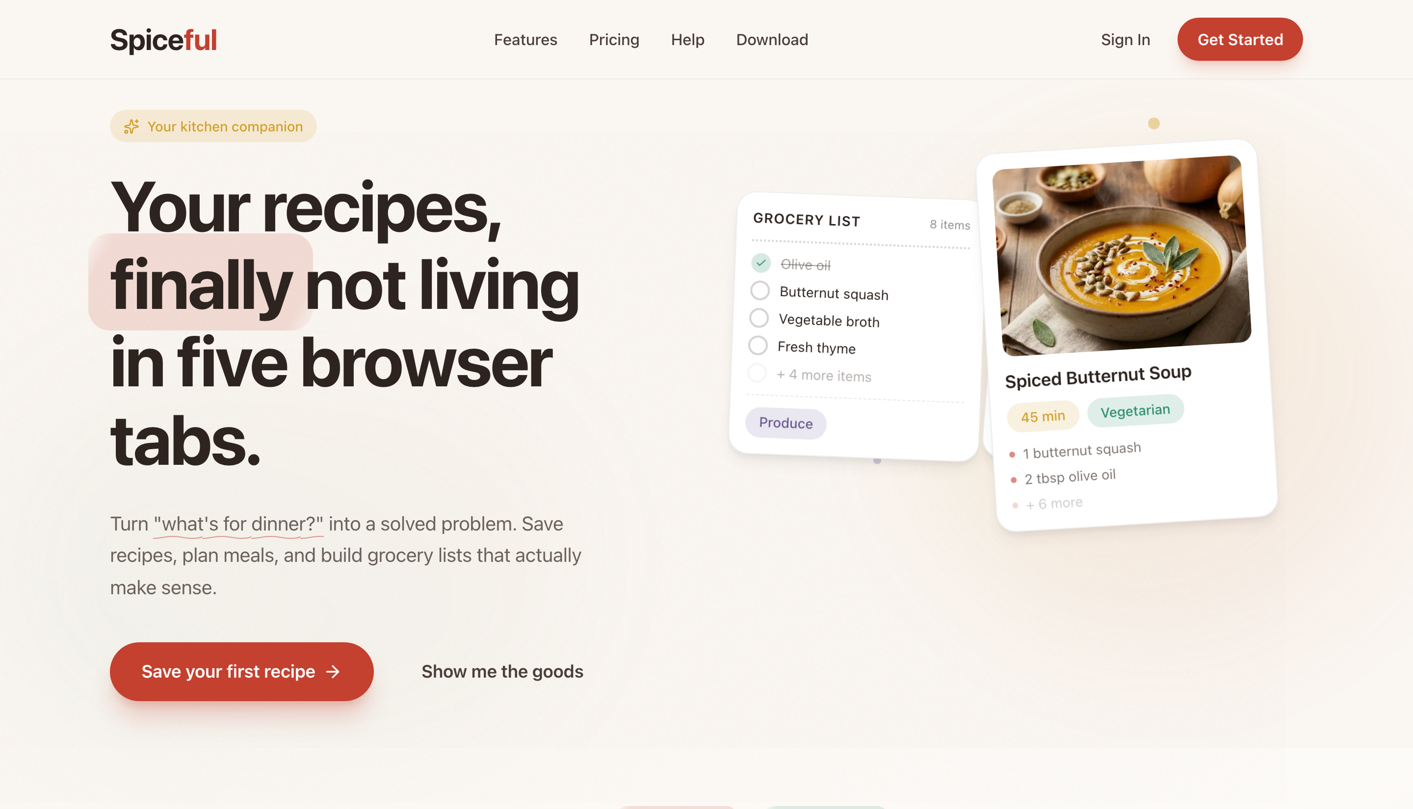 Spiceful screenshot